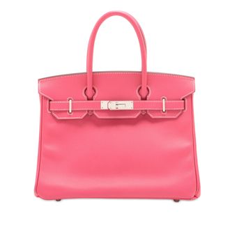 Hermès Rose Tyrien Epsom Birkin Retourne 30