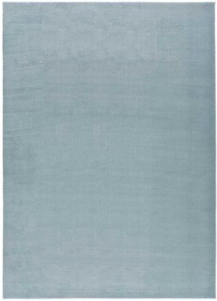 Atticgo Alfombra lavable azul antideslizante 140x200 cm