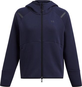 Under Armour Womens Unstoppable Fleece Fz Blue 12