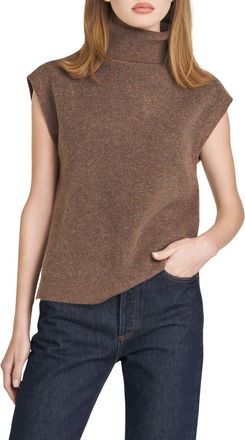 Wayf Emery Turtleneck Sweater Vest in Ash Brown at Nordstrom, Size X-Large