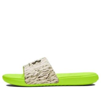 Under Armour Ansa Graphic Slide Lime Surge Tiger Camo 3024434-111