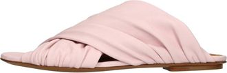 Forte_Forte Leren Mules - Dames - Sandalen - Roze - 37 EU - Leer - Schoenen