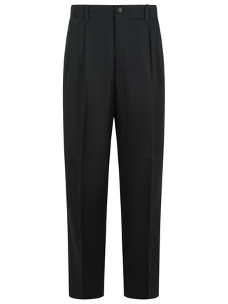 Golden Goose Hosen schwarze jungfräuliche Wollhosen