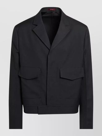 Gucci jacket long sleeves notched lapel flap pockets