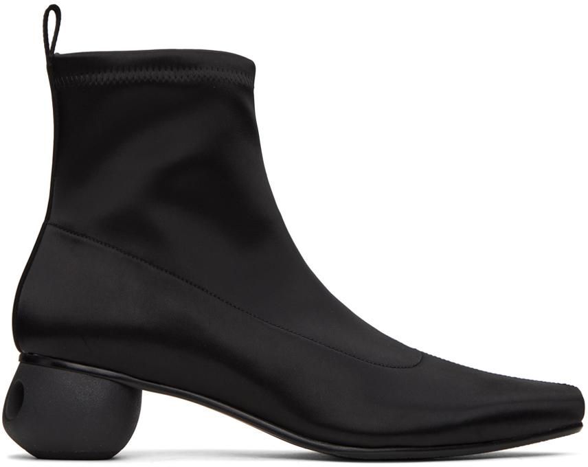靴 issey miyake archive boots shoes ISSEY MIYAKE MEN Stitch Switching Design Leather Shoes Black