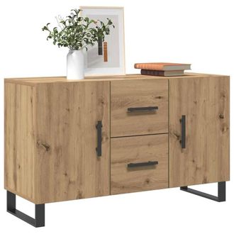Berkfield Home Sideboard Artisan Oak 100x36x60 cm Engineered Wood in Brown | Size: 100 x 36 x 60 cm