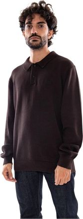 Timberland Williams River Polo Sweater - - Tops - Uomo - Marrone - L