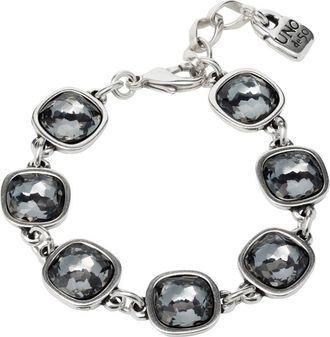 UNOde50 Seven Gray Crystal Silver Bracelet