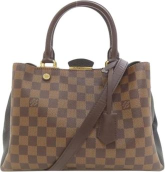 Louis Vuitton Pre-owned Damier Canvas Handtas - Dames - Vintage Handtas - Bruin - ONE Size - Vintage