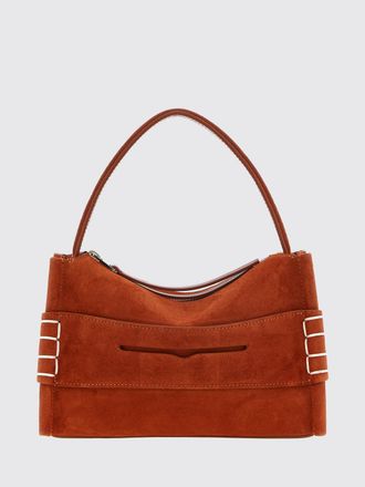 J.W.Anderson Mini borsa a mano Loafer in pelle scamosciata con tracolla amovibile