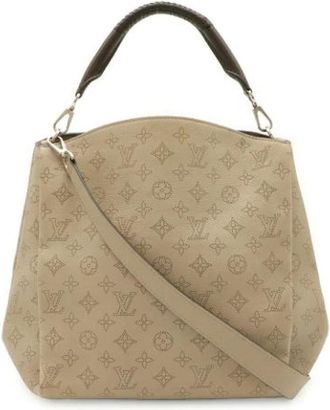 Louis Vuitton Tweedehands Canvas Louis Vuitton tassen - Dames - Vintage Handtas - Beige - ONE Size - Vintage