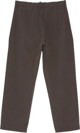 Goldwin One Tuck Tapered Light Pants - Heren - Straight fit broeken - Bruin - XL - Broeken