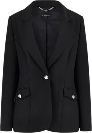 Guess Celia Blazer in Twill Stretch - Dames - Blazers - Zwart - 3XL - Jassen
