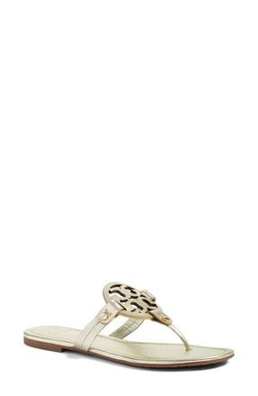 Tory Burch Miller Thong Sandal in Spark Gold at Nordstrom, Size 5.5