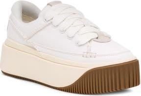 UGG EZ-Duzzit Platform Sneaker in White White at Nordstrom Rack, Size 9.5