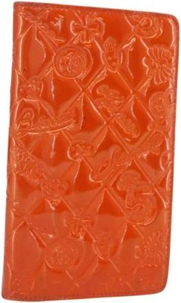 Chanel Pre-owned Wallets, female, Orange, Size: ONE SIZE Pre-owned Coated Canvas Wallet