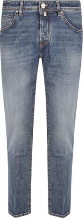 Jacob Cohen 5 Pocket Slim Fit Scott Faded Jeans