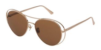 Nina Ricci SNR222 08H2 Womens Sunglasses Rose-Gold Size 56