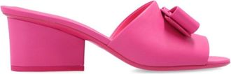 Ferragamo Salvatore Ferragamo Ladies Hot Pink Leather Viva 55 Sandals, Brand Size 5.5