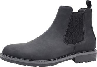 Generic Chelsea Boots Men Lightweight Dress Boots Classic Slip on Shoes Casual Boot for Men,Black,10.5 UK