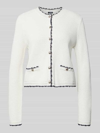 Joop Strickjacke aus Viskose-Mix Modell Kumma in Beige, Gr&ouml;&szlig;e 34