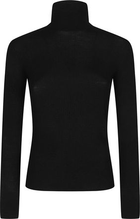P.A.R.O.S.H. Long Turtle Neck Wool Turtleneck