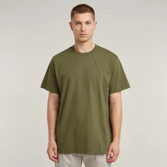 G-Star Seam Detail Loose T-Shirt - Groen - Heren