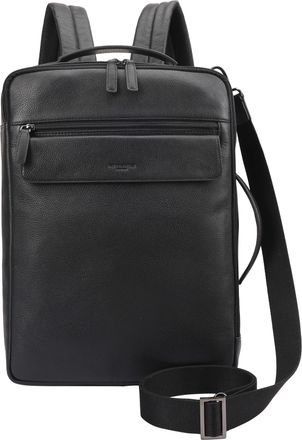 Paul Costelloe Mens Steve Leather Backpack - Black - One Size