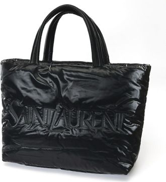 Saint Laurent Black Nylon Tote Bag (Pre-Owned)