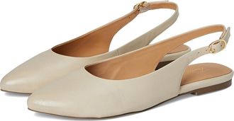 Trotters Evelyn Womens Flat Shoes Ivory : 10.5 N (AA), Leather