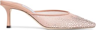 Jimmy Choo London Mules con decorazione di cristalli - Rosa