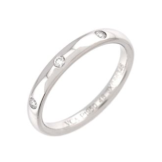 Van Cleef & Arpels Platinum 950 Band Ring (Pre-Owned)