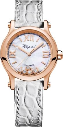 Chopard Happy Sport Automatisch Moeder van Parel Horloge - Dames - Horloges - Grijs - ONE Size - Accessoires