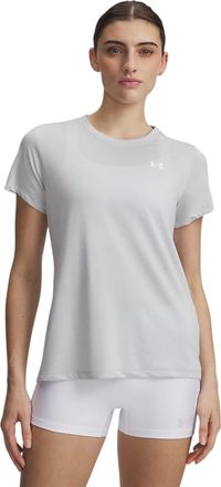 Under Armour Twist T-shirt met korte mouwen voor dames (Grijs halo)