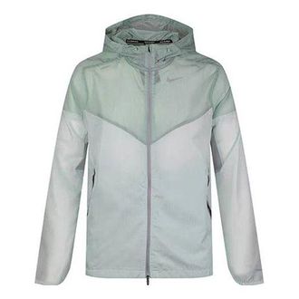 Nike WINDRUNNER Woven hooded Running Jacket Mint Green CK6342-321