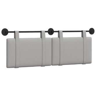 vidaXL Cabecero Colgante Gris Nube Tela Vidaxl