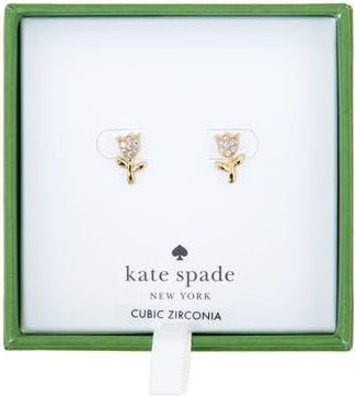 Kate Spade New York mini tulip stud earrings in Pink/Gold at Nordstrom Rack