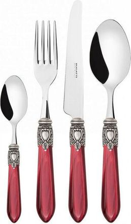 Bugatti Caderas De 24 Piezas Colocadas En La Madre De Madera Roja De La Mayor Parte Oxford Ghiera Argento Antico Bugatti