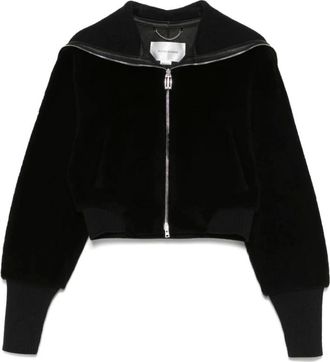 Victoria Beckham Dames, Jassen, Zwart, Maat: XS Katoen