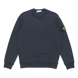 Stone Island Garment Dyed Sweatshirt Blue 741563051-V0020