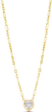 SHYMI Fancy Heart Necklace in Gold at Nordstrom