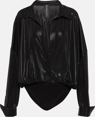 Norma Kamali Lame bodysuit