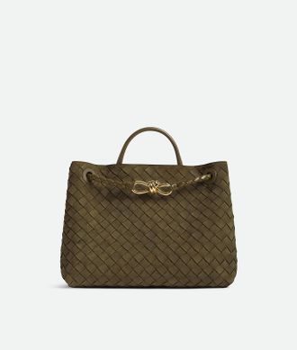 Bottega Veneta Andiamo - Green - Woman - 100% Calfskin