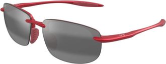 Maui Jim Hookipa Zonnebril - unisex - Zonnebrillen - Rood - 60 MM - Accessoires