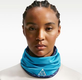 Nike Unisex Nike ACG USA Reversible UV Trail Running Neck Wrap in Blue | N1013860-458
