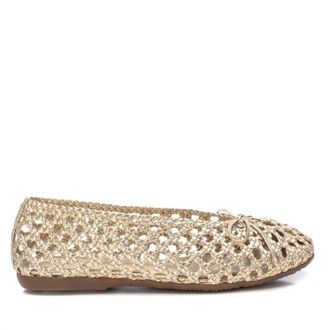 Xti Womens Ballerinas Pumps In Gold