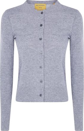 Guest In Residence Jane Cardigan - Dames - Cashmere truien - Grijs - M - Kasjmier - Truien & Vesten