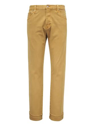 AG - Adriano Goldschmied Tellis cuffed trousers - men - Cotton/Elastane - 34 - Brown