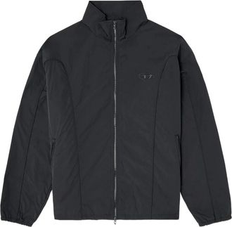 Diesel Jassen, Heren, Zwart, M, Nylon, J Five Wrd Akad Jacket