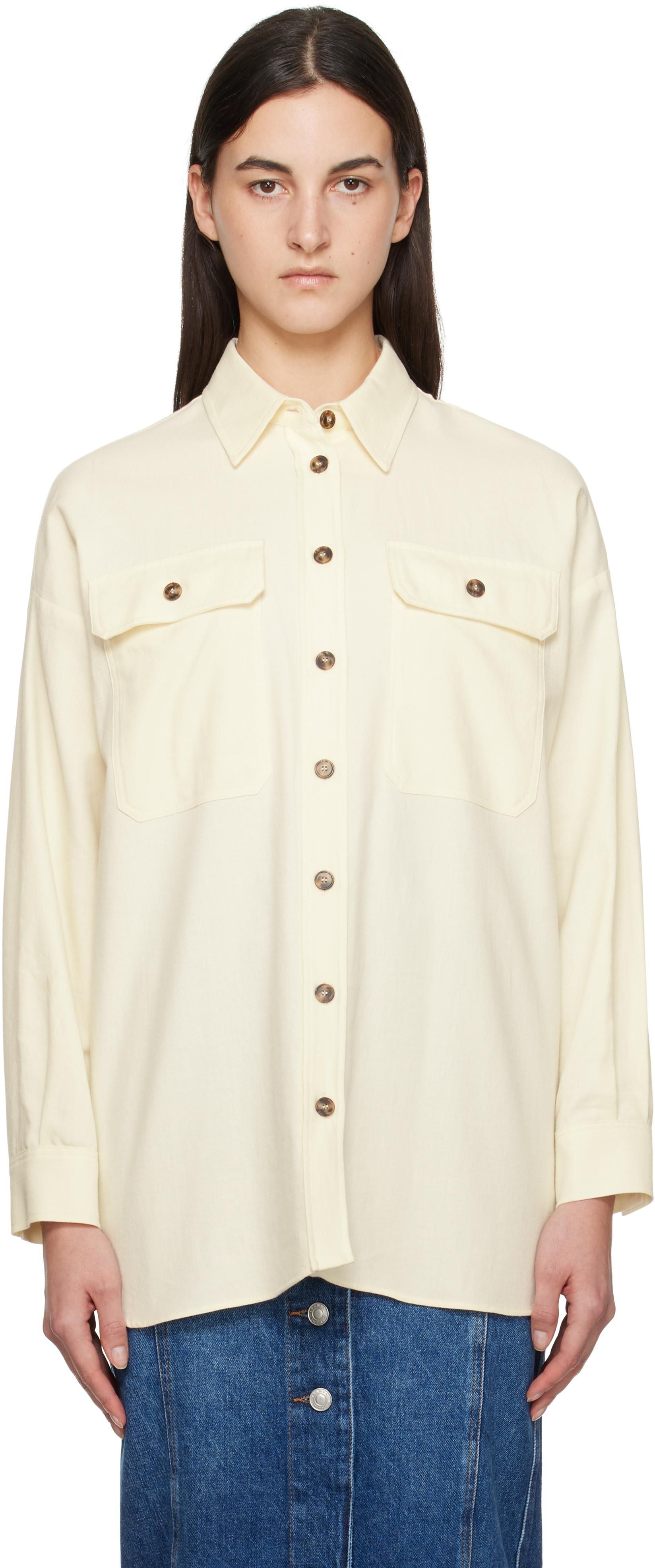 Max Mara Times Reversible Printed Silk Shirt from $579.00